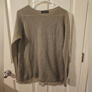 La Mora Felix Vtg Italy Made Wool Blend Lightweight Sweater Women Size L